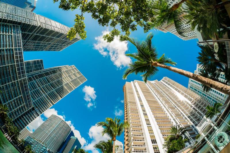 Icon Brickell from below